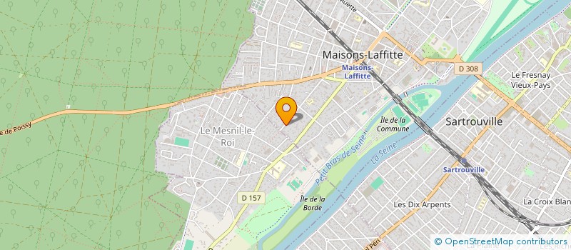 localisation de l'entreprise SARL TOCESED ET REGOR  MAISONS-LAFFITTE
