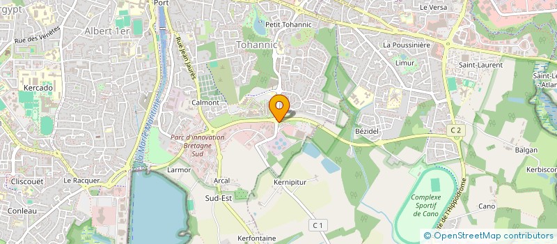 localisation de l'entreprise SARL TOHANNIC à VANNES