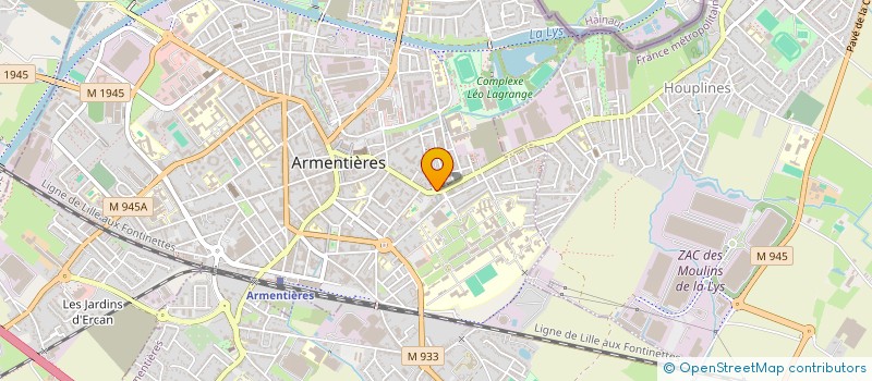 localisation de l'entreprise SARL TOIT ELEC  ARMENTIERES