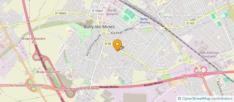 localisation de l'entreprise SARL TOITURE ET TRADITION à BULLY-LES-MINES