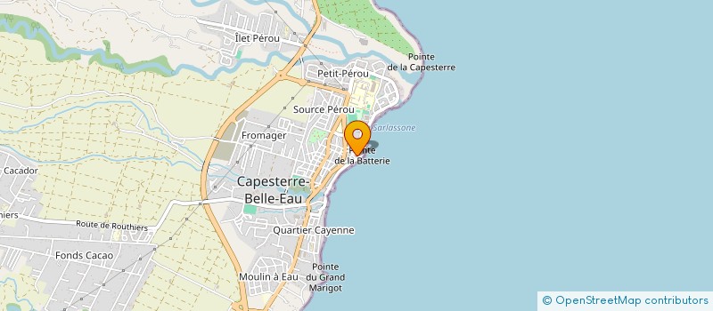 localisation de l'entreprise SARL TOLASSY à CAPESTERRE-BELLE-EAU