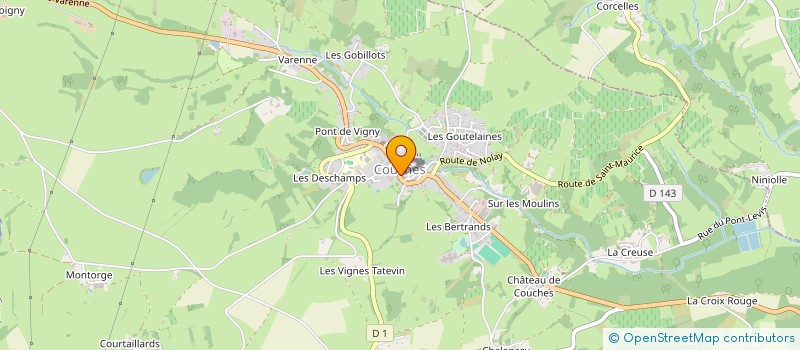 localisation de l'entreprise SARL TOLFOTEL  COUCHES