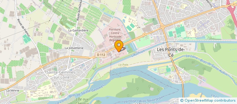 localisation de l'entreprise SARL TOM AUTO NEGOCE  LES PONTS-DE-CE