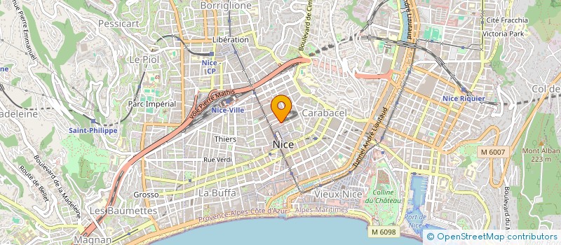 localisation de l'entreprise SARL TOM-ZO à NICE
