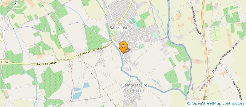 localisation de l'entreprise SARL TONNELLES ET BALCONS  SAINT-JUST