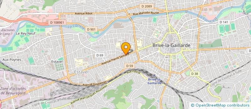 localisation de l'entreprise SARL TONUS à BRIVE-LA-GAILLARDE