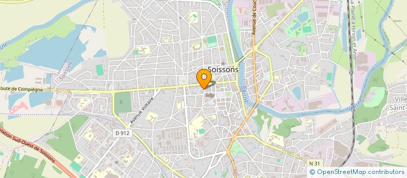 localisation de l'entreprise SARL TONUS à SOISSONS