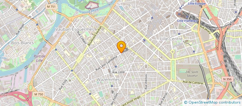 localisation de l'entreprise SARL TOP à LILLE