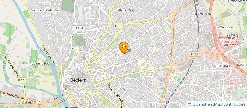 localisation de l'entreprise SARL TOP à BEZIERS