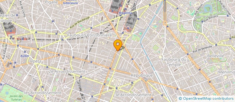 localisation de l'entreprise SARL TOP. CHIC  PARIS