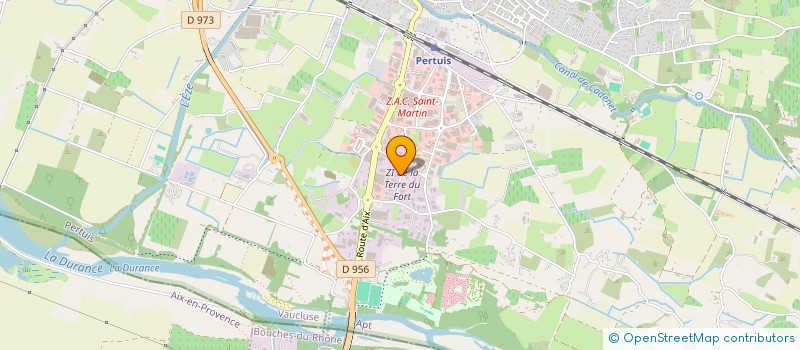 localisation de l'entreprise SARL TOP CLEAN PROVENCE  PERTUIS