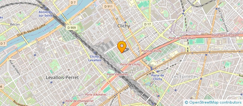 localisation de l'entreprise SARL TOP CLIM à CLICHY