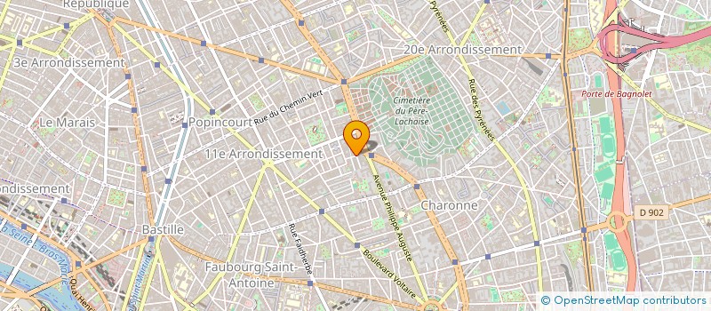 localisation de l'entreprise SARL TOP COVER  PARIS