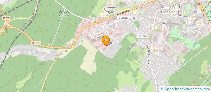localisation de l'entreprise SARL TOP D à BESANCON
