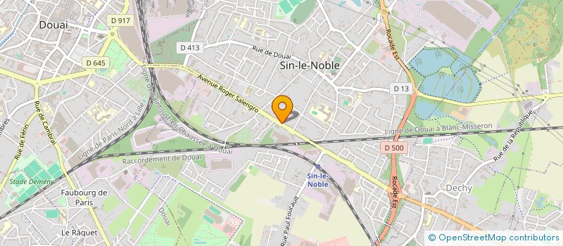 localisation de l'entreprise SARL TOP EXPRESS  SIN-LE-NOBLE