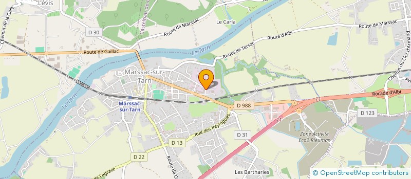 localisation de l'entreprise SARL TOP PROXIMITE à MARSSAC-SUR-TARN