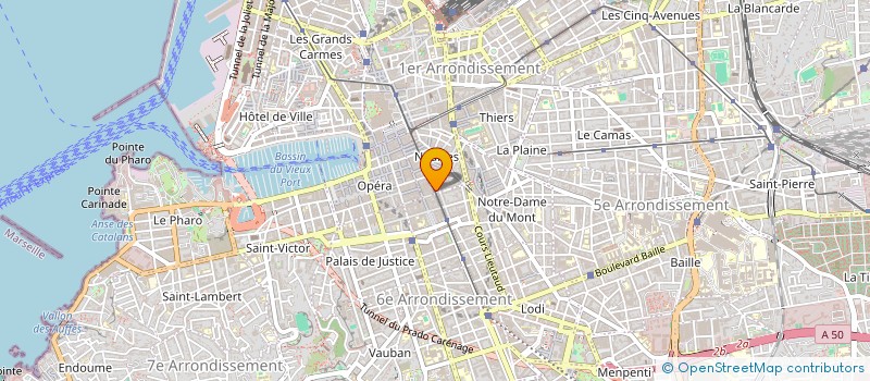 localisation de l'entreprise SARL TOP TELECOM à MARSEILLE