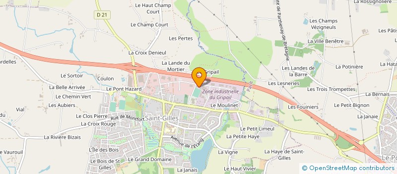 localisation de l'entreprise SARL TOPOWEST à SAINT-GILLES