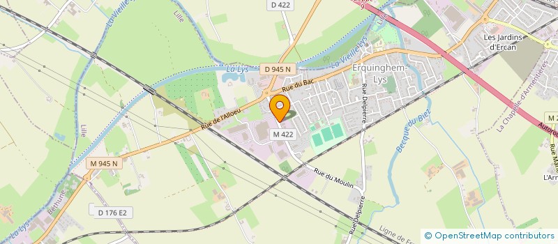 localisation de l'entreprise SARL TOSCANE  ERQUINGHEM-LYS