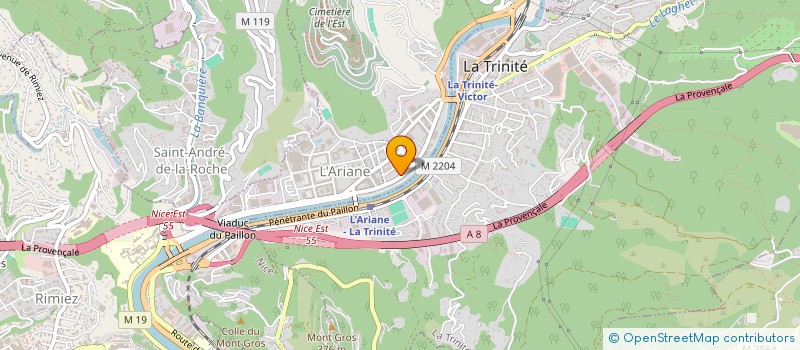 localisation de l'entreprise SARL TOTALE PROD RENOVATION à NICE