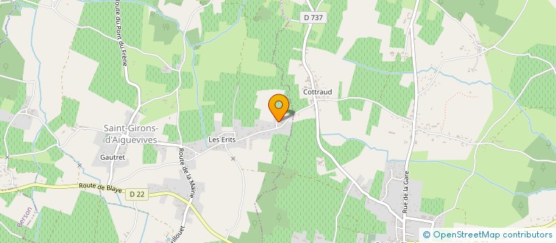 localisation de l'entreprise SARL TOTIBAT  SAINT-GIRONS-D AIGUEVIVE