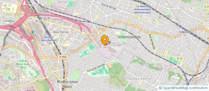 localisation de l'entreprise SARL TOUBAIGN à VILLEMOMBLE