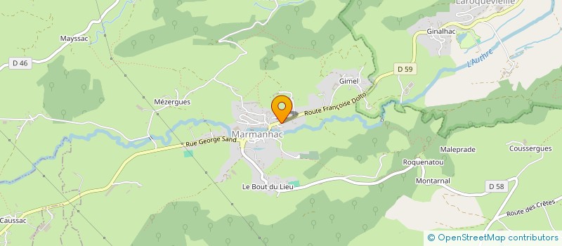 localisation de l'entreprise SARL TOUBERT à MARMANHAC