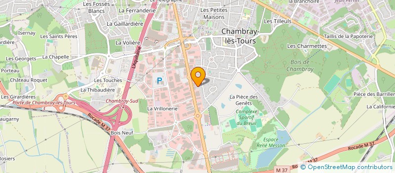 localisation de l'entreprise SARL TOUBLANC SERVICE  CHAMBRAY-LES-TOURS