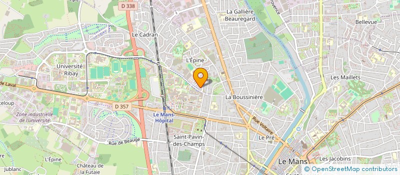 localisation de l'entreprise SARL TOUCAN  LE MANS