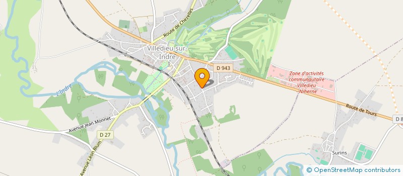 localisation de l'entreprise SARL TOUCHARD BRUNET CONSTRUCTIONS à VILLEDIEU-SUR-INDRE