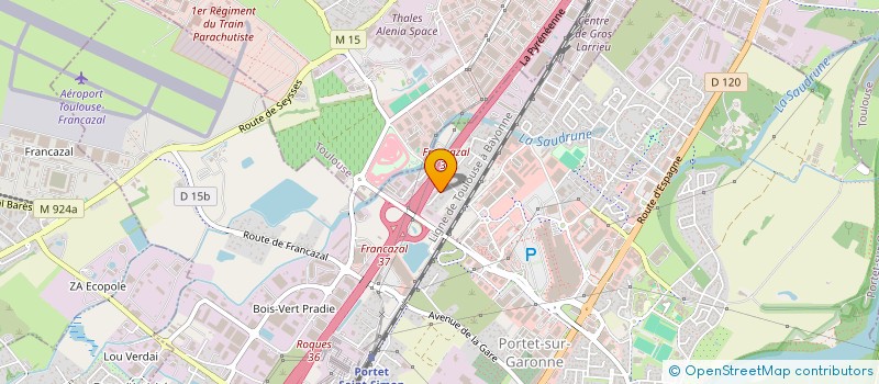 localisation de l'entreprise SARL TOULOUSAINE DE TRAVAUX PUBLICS à PORTET-SUR-GARONNE