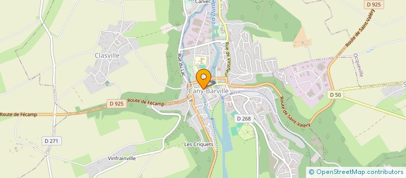 localisation de l'entreprise SARL TOUPARIS  CANY-BARVILLE