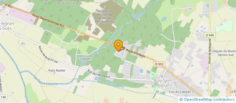 localisation de l'entreprise SARL TOUQUOY à BRAY-SAINT-AIGNAN