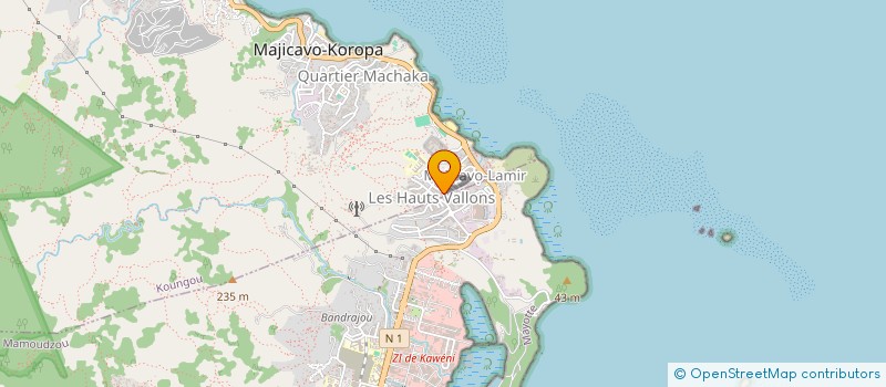 localisation de l'entreprise SARL TOURA DOUKA SANA à MAMOUDZOU