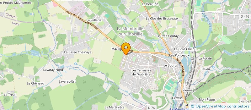 localisation de l'entreprise SARL TOURAINE LOCATION à METTRAY