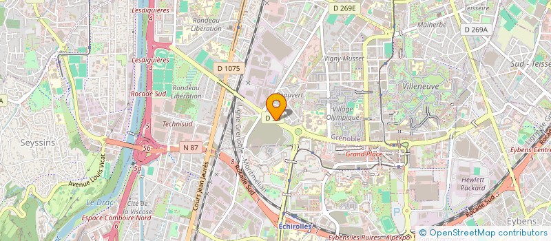 localisation de l'entreprise SARL TOURE  GRENOBLE