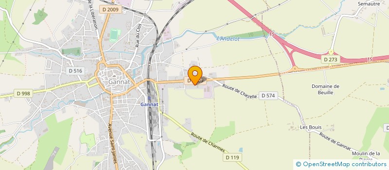 localisation de l'entreprise SARL TOUREAUX à SAULZET