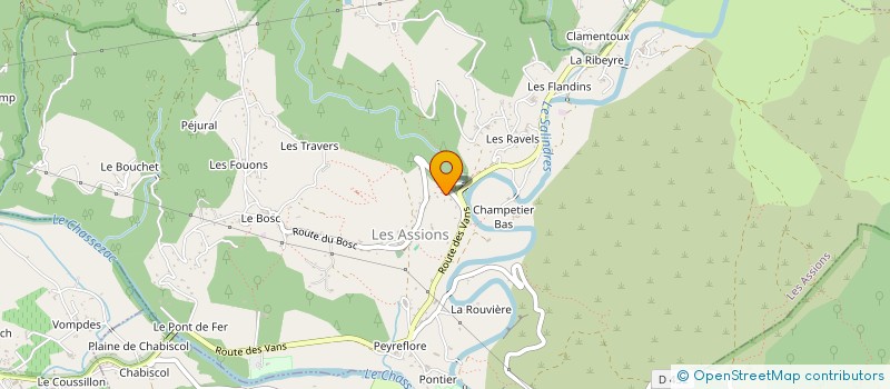localisation de l'entreprise SARL TOUREL JEAN LUC à LES ASSIONS