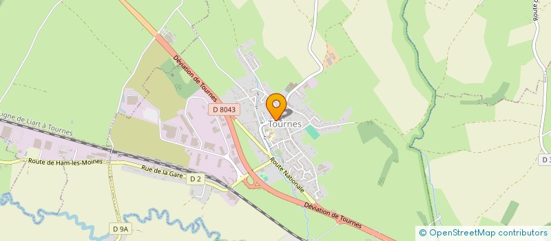 localisation de l'entreprise SARL TOURETTE  TOURNES