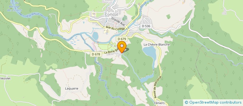 localisation de l'entreprise SARL TOURNADRE FRERES à CONDAT