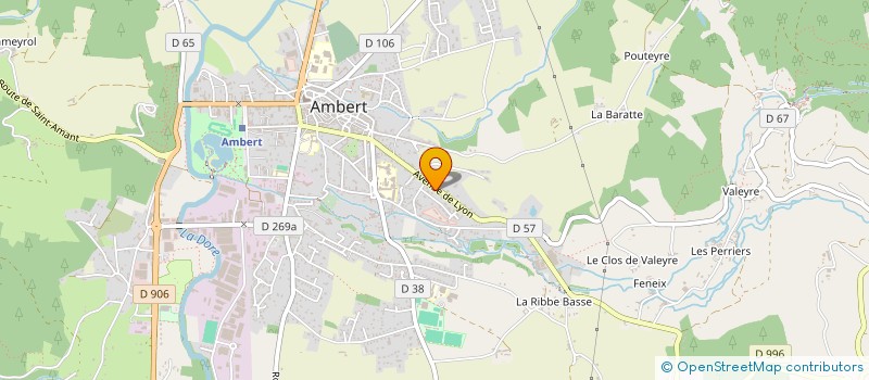 localisation de l'entreprise SARL TOURNADRE PRAT à AMBERT