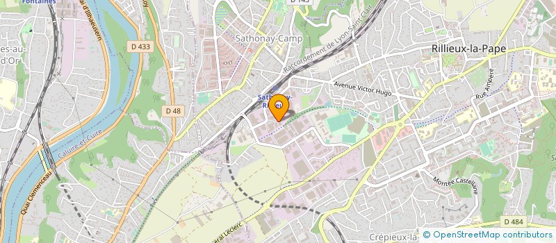 localisation de l'entreprise SARL TOURNAIRE MICHEL  RILLIEUX-LA-PAPE