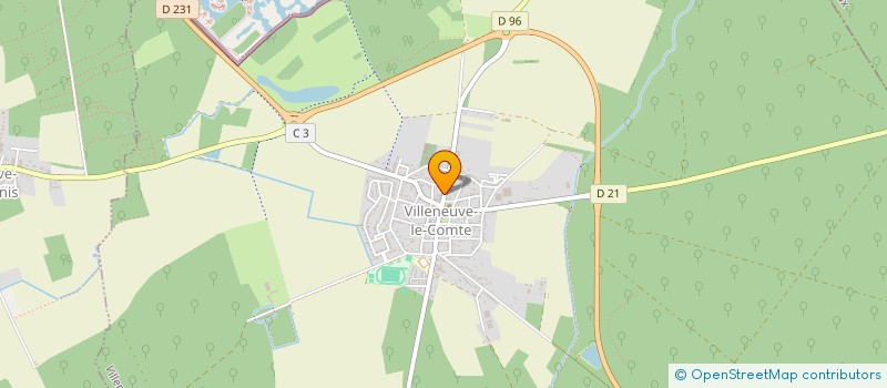localisation de l'entreprise SARL TOURNANDIS à VILLENEUVE-LE-COMTE