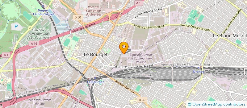 localisation de l'entreprise SARL TOUS FRUITS à LE BOURGET