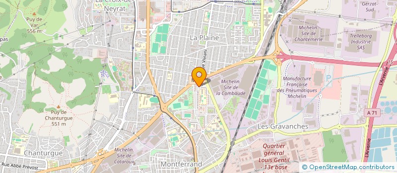 localisation de l'entreprise SARL TOUS SERVICES  CLERMONT-FERRAND