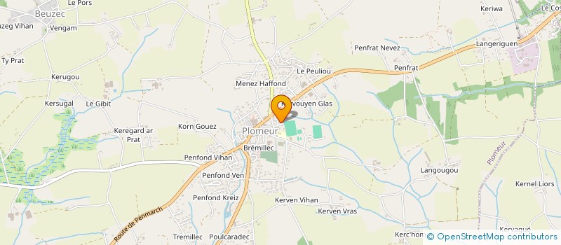 localisation de l'entreprise SARL TOUSET JOUVANCE  PONT L ABBE