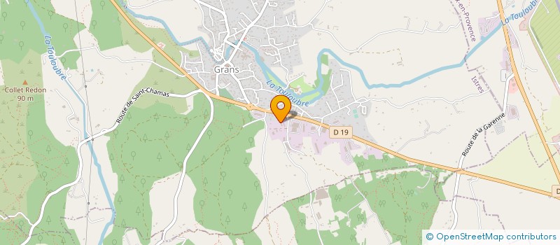 localisation de l'entreprise SARL TOUSSAINT  GRANS