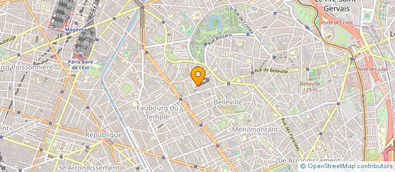 localisation de l'entreprise SARL TOUT POUR ELLE  PARIS