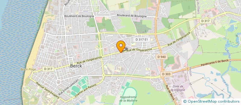 localisation de l'entreprise SARL TOUTOU SALON  BERCK