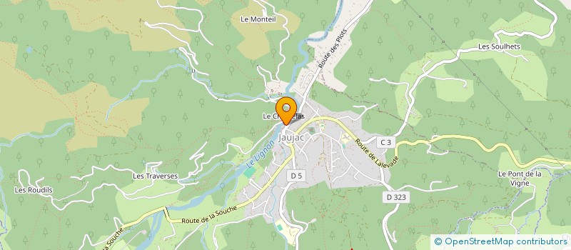 localisation de l'entreprise SARL TOUZET ET COMPAGNIE à JAUJAC